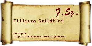 Fillitza Szilárd névjegykártya